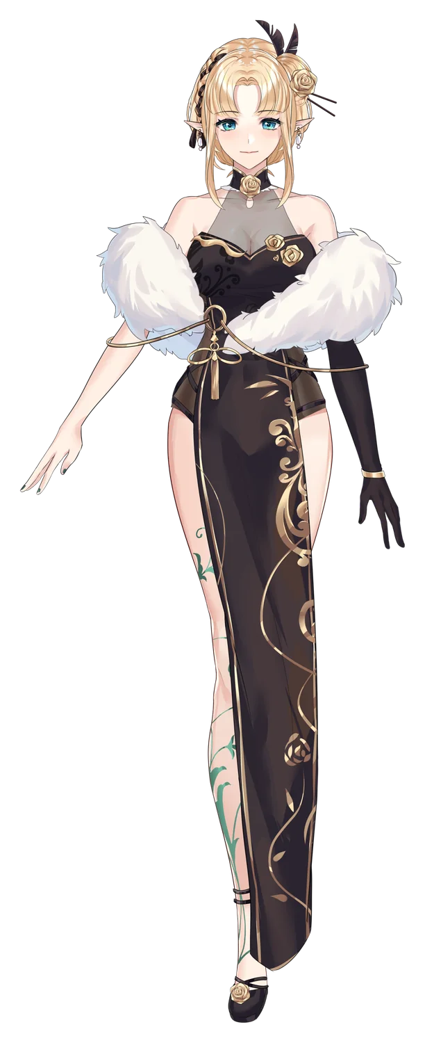 温之九 · 玫瑰歌女 立绘